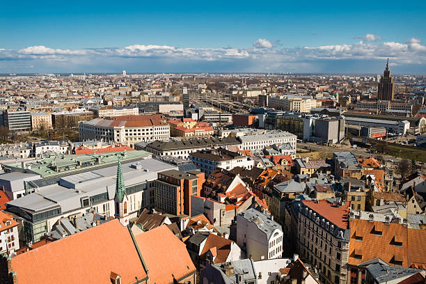 istock Cityscape of old Riga 91738308