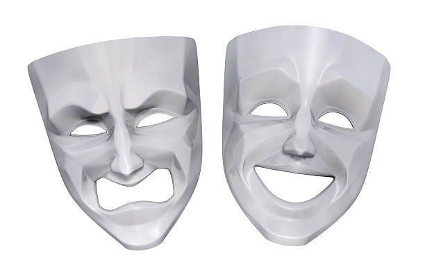 istock Tragicomic Theater Masks 91738441