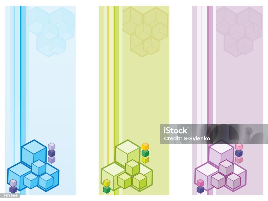 Вектор кубики - Стоковые иллюстрации Абстрактный роялти-фри