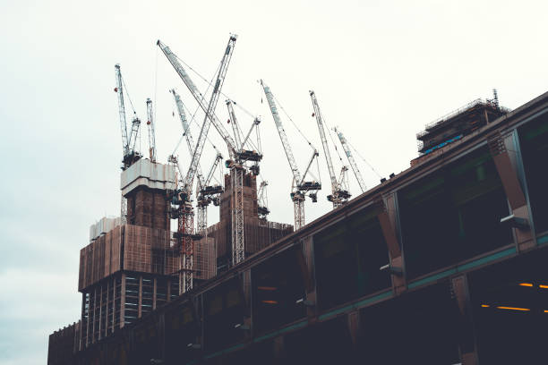 istock silhouette of construction site at london 917391442