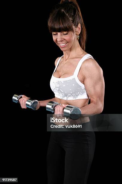 Foto de Linda Garota Exercício Ajuste e mais fotos de stock de Abdômen Humano - Abdômen Humano, Adulto, Articulação humana