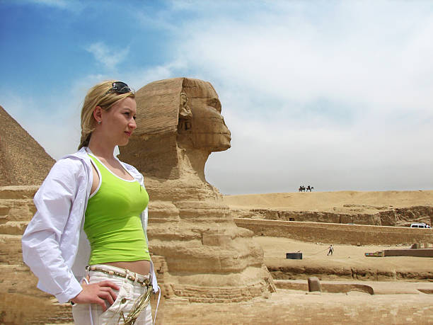 istock girl near great egyptian sphinx 91739748