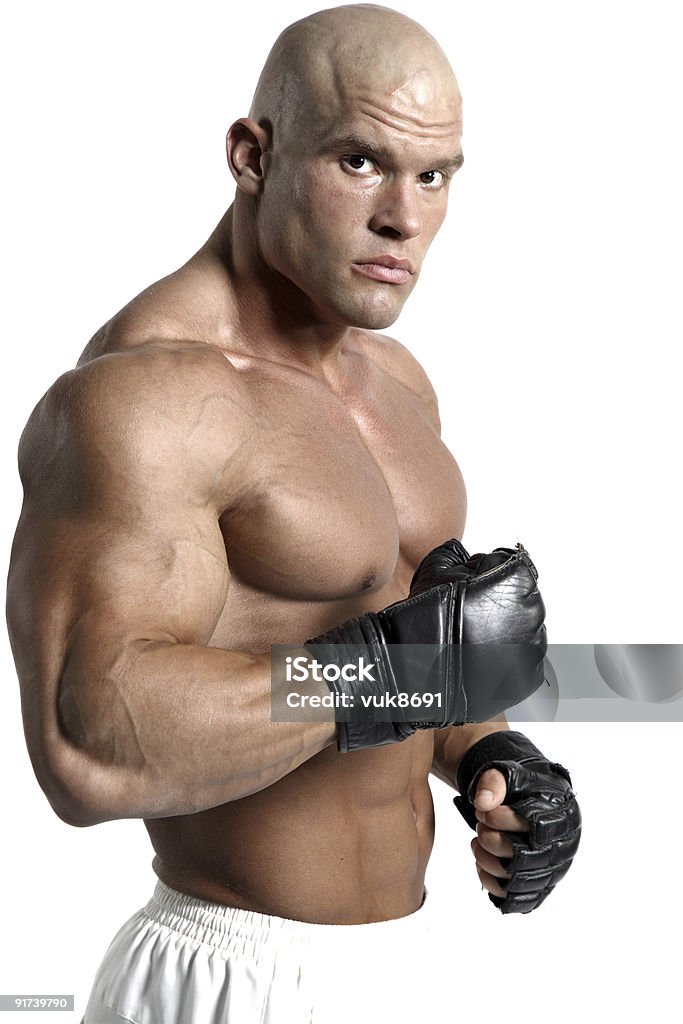 Ultimate fighter - Foto stock royalty-free di A petto nudo