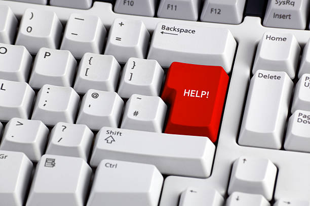 HELP button on computer keyboard HELP button on the enter key of a computer keyboard call button stock pictures, royalty-free photos & images