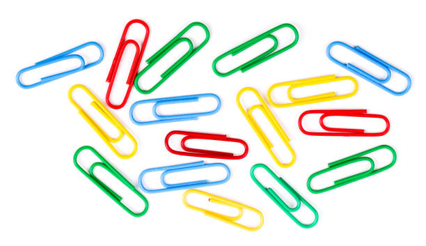 istock Paper clip isolated on a white 917400282