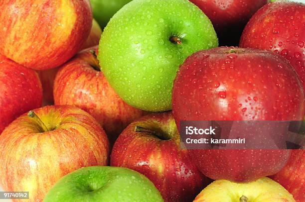 Fresh Apple Stock Photo - Download Image Now - Apple - Fruit, Variation, Multi Colored