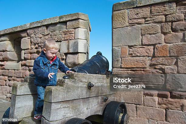 하위 게임하기 있는 늙음 캐논 At 뱀버그 성 성-건축물에 대한 스톡 사진 및 기타 이미지 - 성-건축물, 아이, 요새