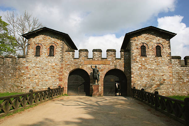 Saalburg im Taunus stock photo