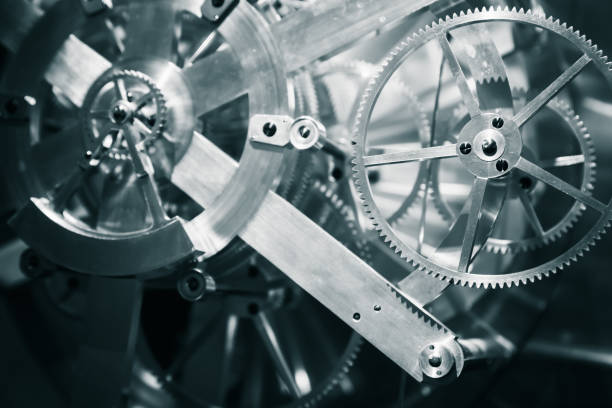 istock Mechanical clock mechanism, close-up 917415058