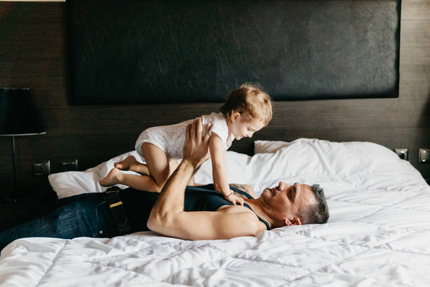 istock Father and daughter have fun 917416296