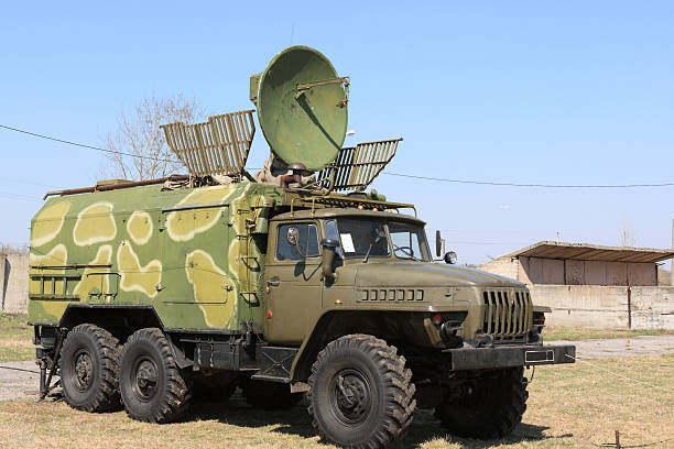 istock Military communication truck 91742358