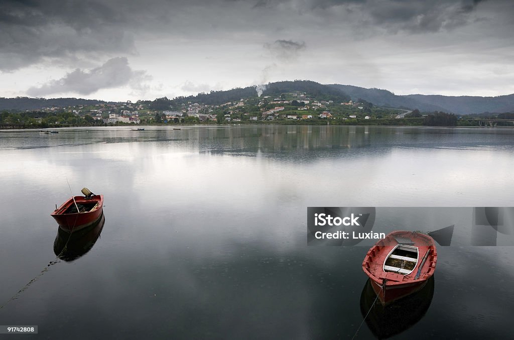 Galizia lanscape - Foto stock royalty-free di Attraccato