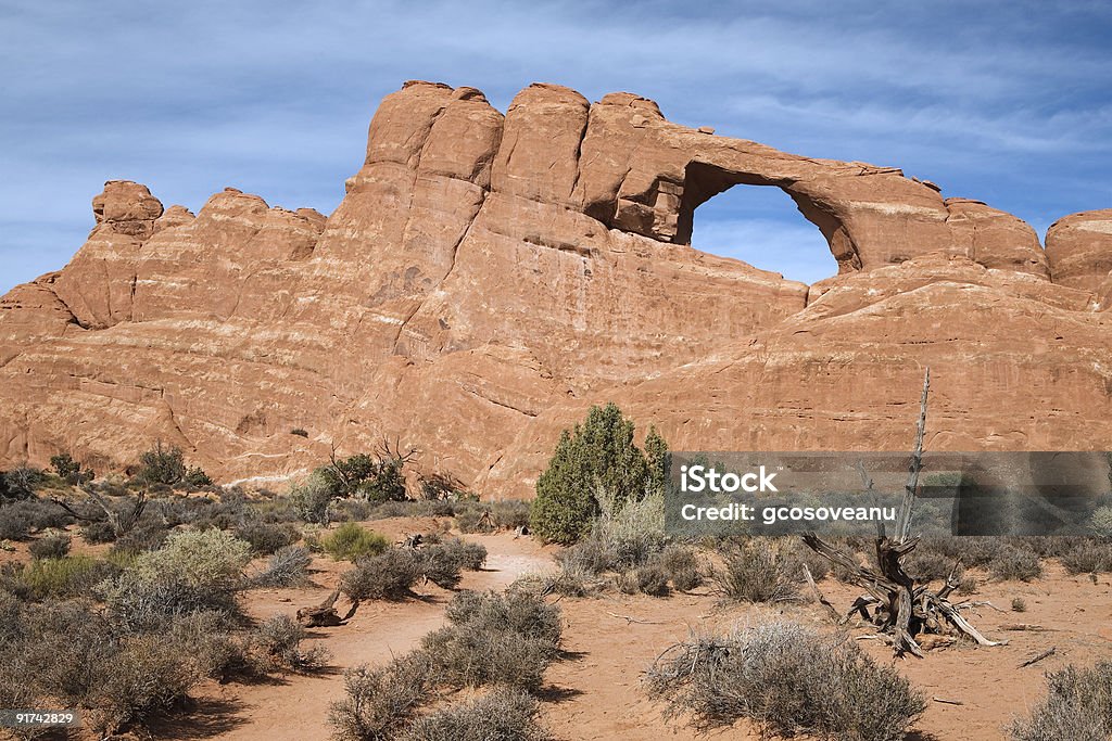 Arch Formation  Arches National Park Stock Photo