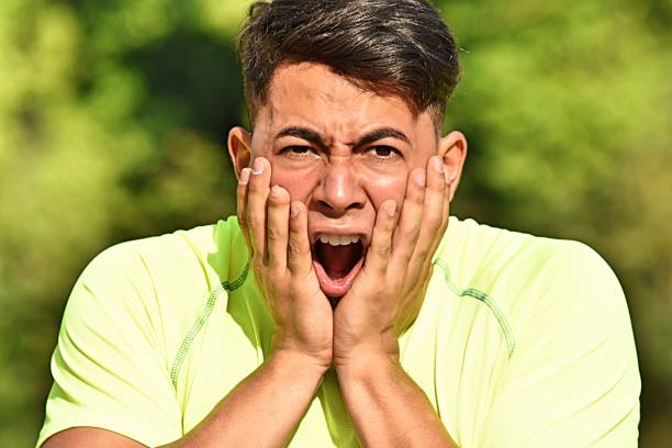 istock Startled Minority Male Athlete 917431158
