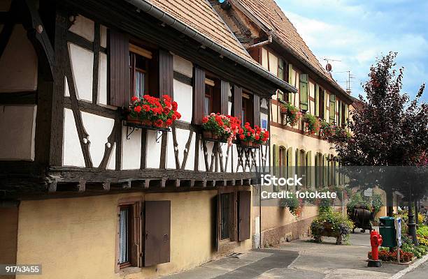 Französische Village In Der Region Champagne Elsass Frankreich Stockfoto und mehr Bilder von Alt