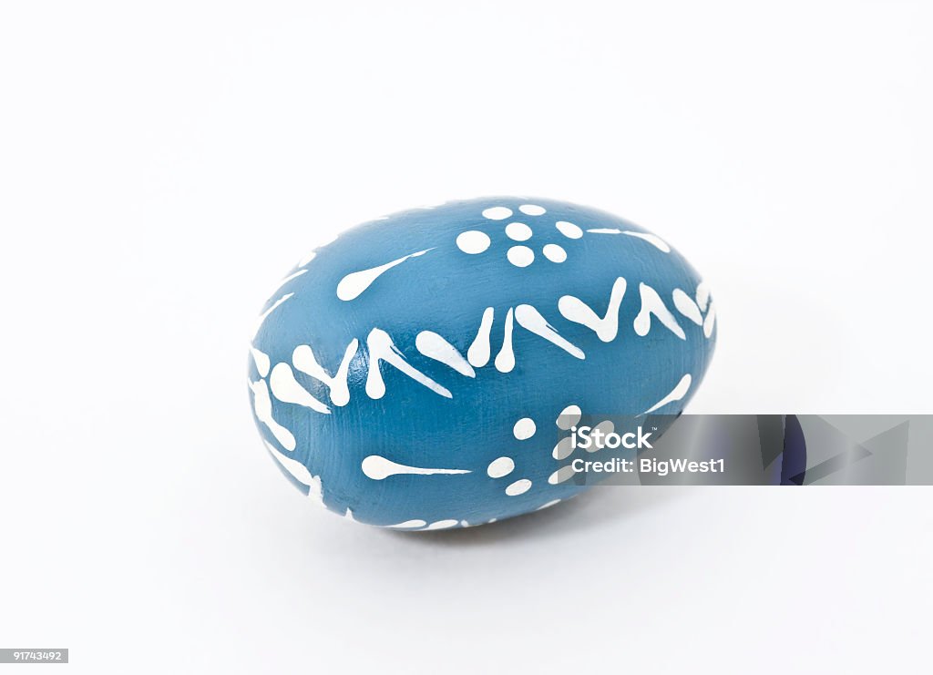 Easter Egg  Blue Stock Photo