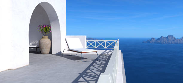 istock Grecian Style Holiday Villa 917437448