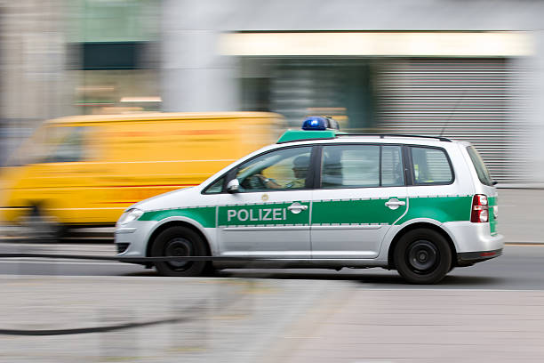 istock German Police car speeding 91743866