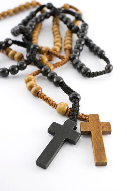istock Brown and Black Rosary Beads 91744114