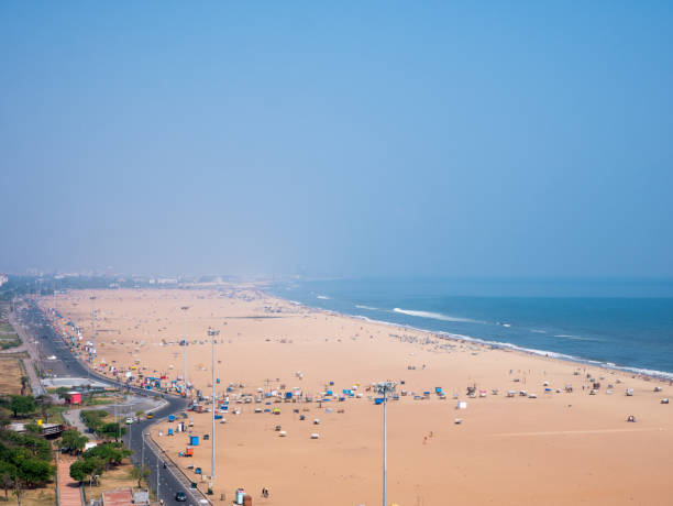 istock Marina beach in Chennai City, 917441692