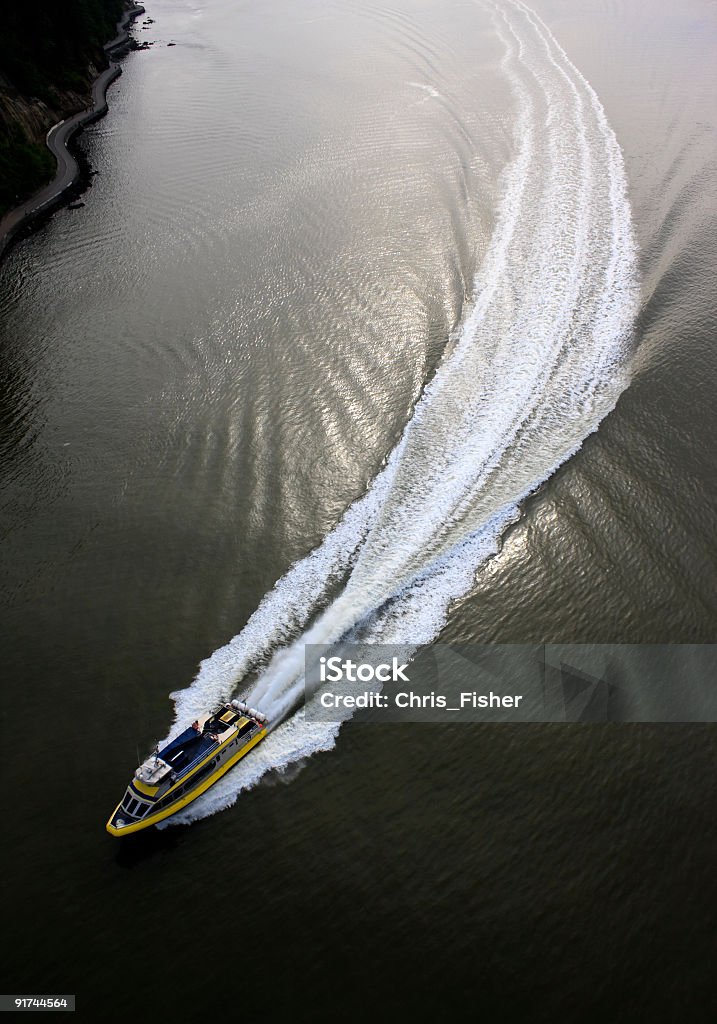 Barca di velocità - Foto stock royalty-free di Acqua