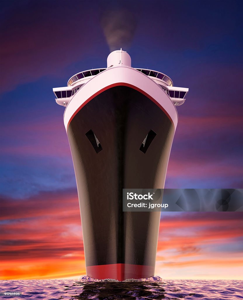 Bon Voyage - Foto stock royalty-free di Nave da crociera