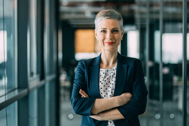istock Modern successful businesswoman 917450468