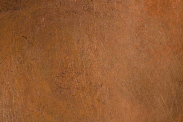 istock Old metal texture - copper close-up. Background 917451792