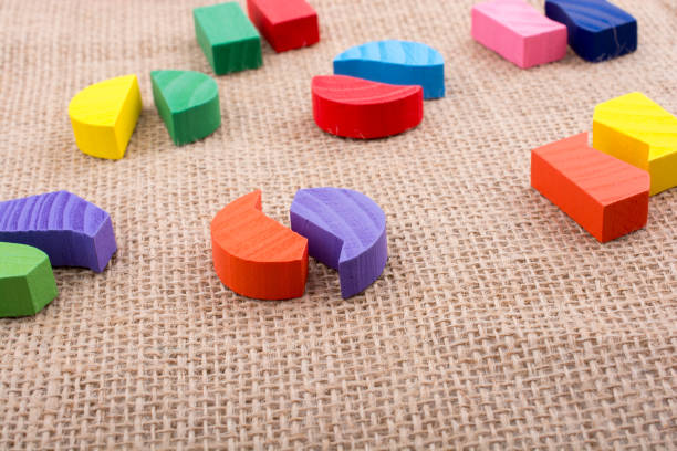 istock Colorful pieces of a logic puzzle 917455368