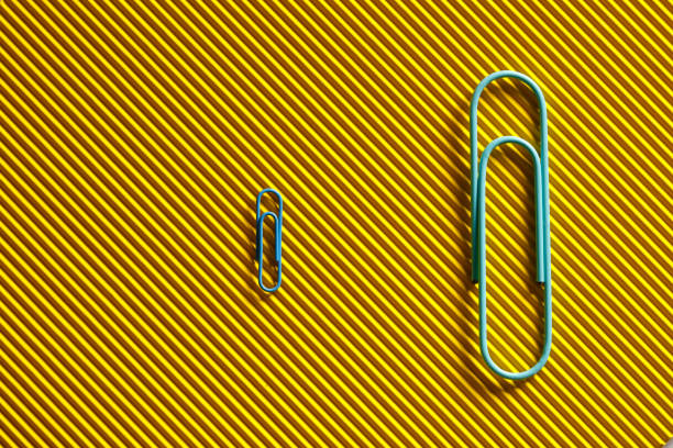 istock Texture of cardboard and paper clip 917455772