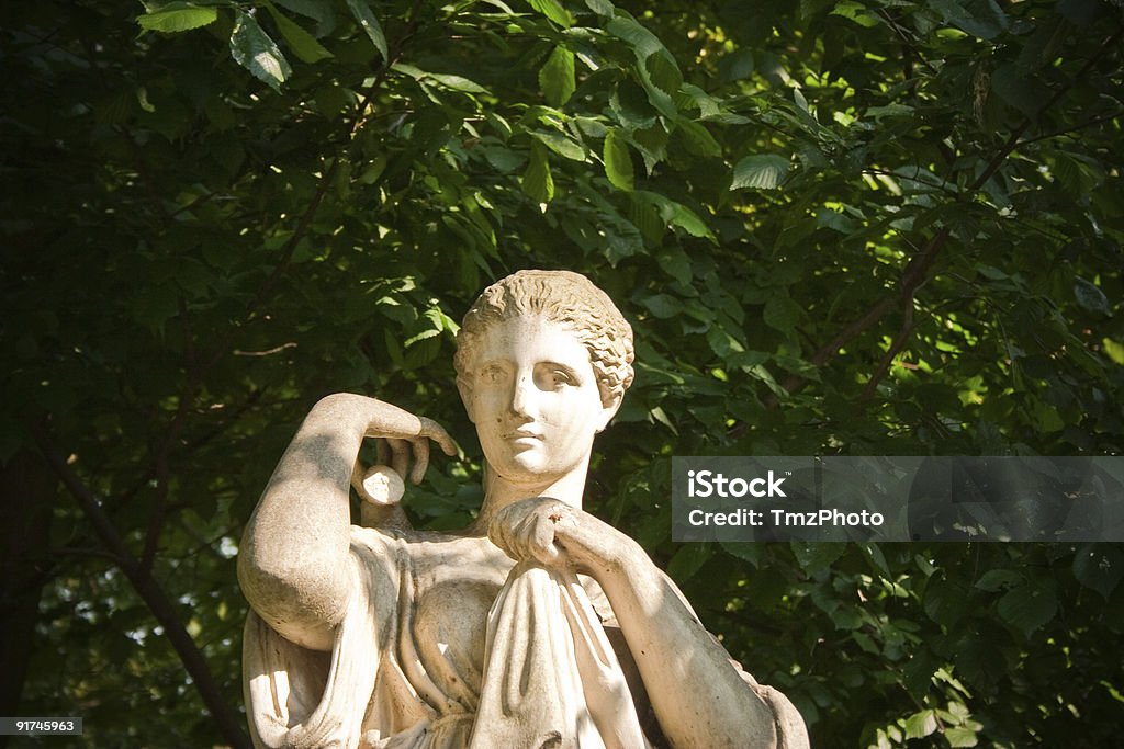 Statua w Las - Zbiór zdjęć royalty-free (Mitologia grecka)