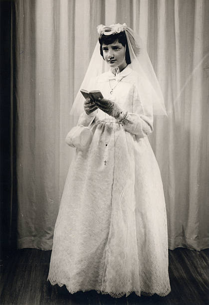 istock Vintage photo - First Communion 91746159