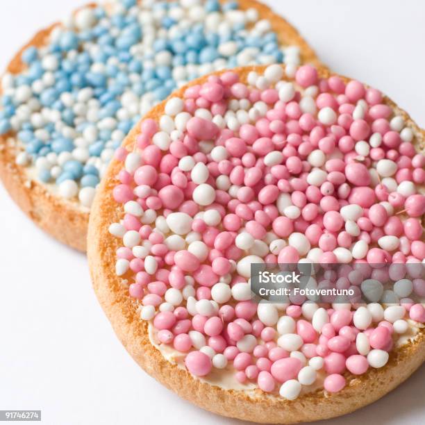 Muisjes Beschuit Cumpridas - Fotografias de stock e mais imagens de Azul - Azul, Cor de rosa, Biscoito de Leite Coalhado