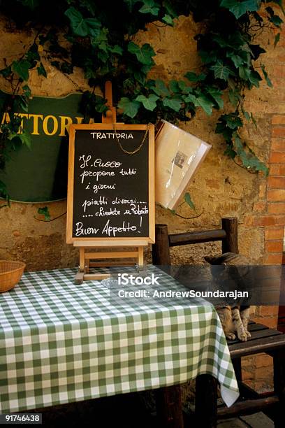 Finicky Cafe Patron Stock Photo - Download Image Now - Italy, Restaurant, Val d'Orcia