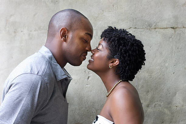 Nose Kiss Stock Photo - Download Image Now - Couple - Relationship Nose Kiss Stock Photo - Download Image Now - Couple - Relationship
