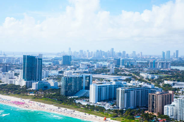 istock Miami south beach and downtown Aerial View 917488356