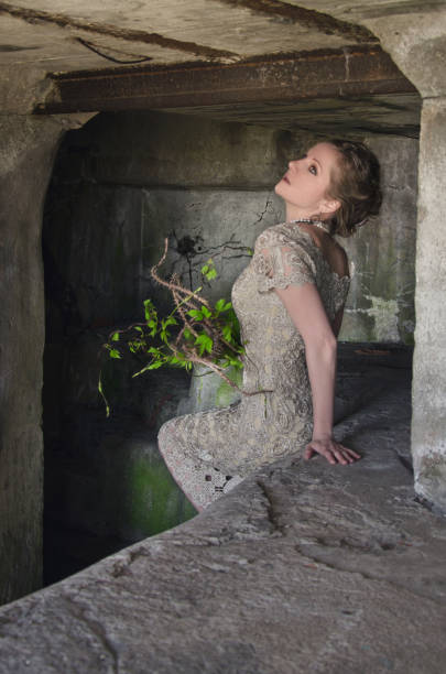 istock woman in lace dress 917493584