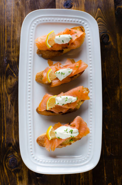 istock smoked salmon on toasted bread 917493750