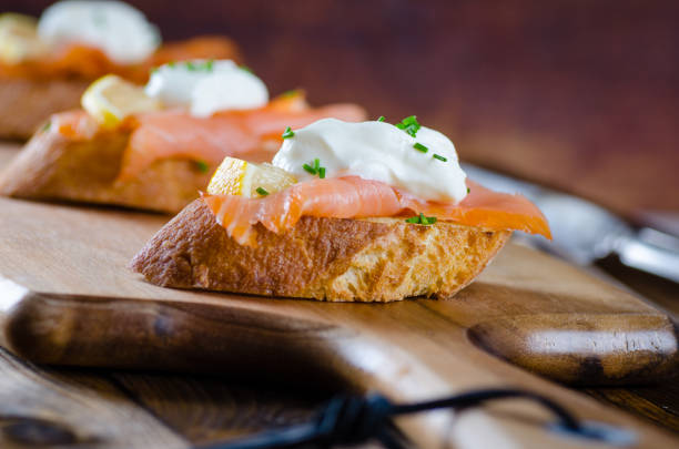istock smoked salmon on toasted bread 917493788