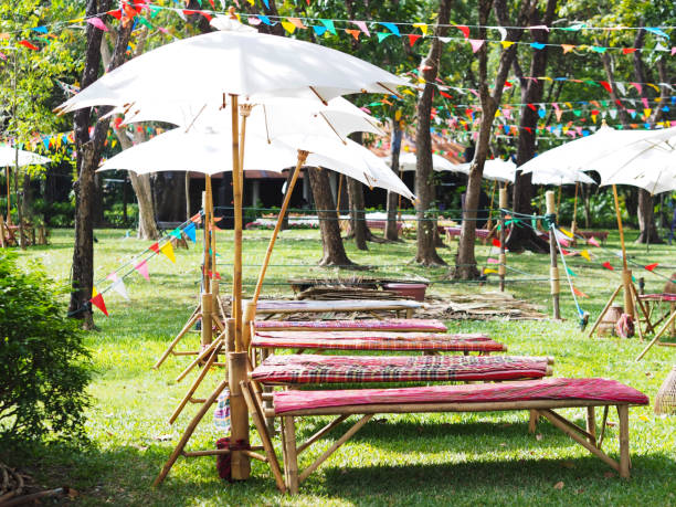 istock Party in the garden decoration. 917496798