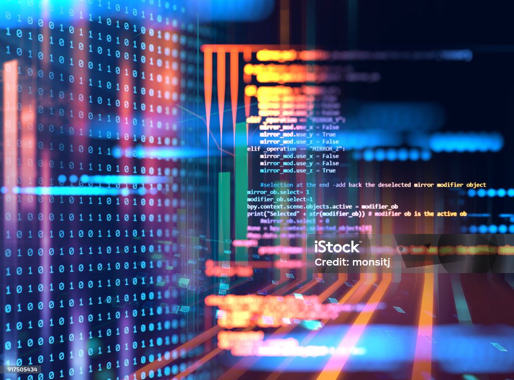 Programming Code Abstract Technology Background Of Software Developer ...