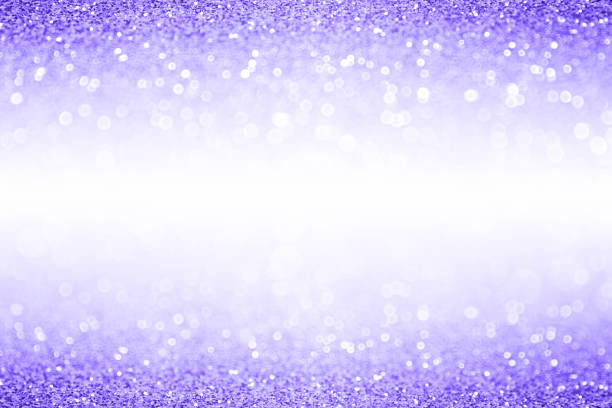 Lavender Purple Glitter Sparkle Banner Backdrop Border