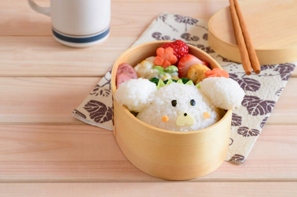 Kyaraben or charaben, a shortened form of character bento, is a style of elaborately arranged bento which features food decorated to look like people, characters from popular media, animals, and plants.