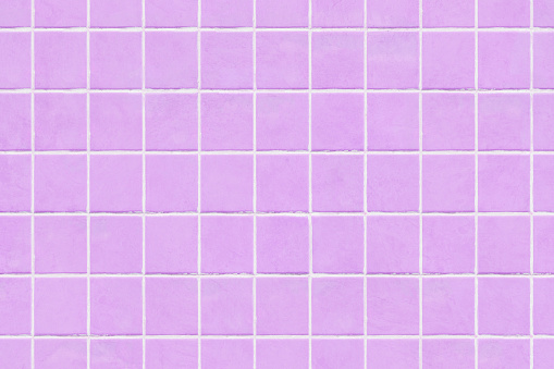 Purple, violet tile wall texture background, colored mosaic background tiles