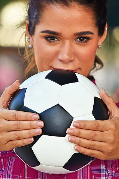 istock Soccer Mom Holding Soccer Ball 917519338