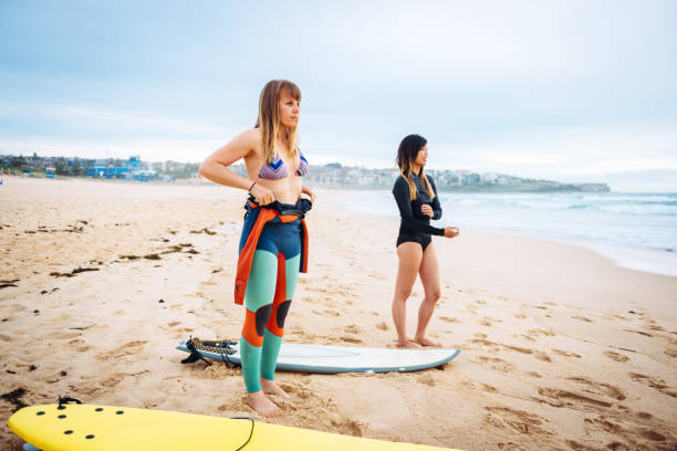 Surfing is a part of Australian culture and lifestyle. Young people wake up early in the morning and go for a surf to the local beaches before going to work. There are many beaches suitable for surfers with huge waves and good water currents. Women are also passionate about surfing in Australia.