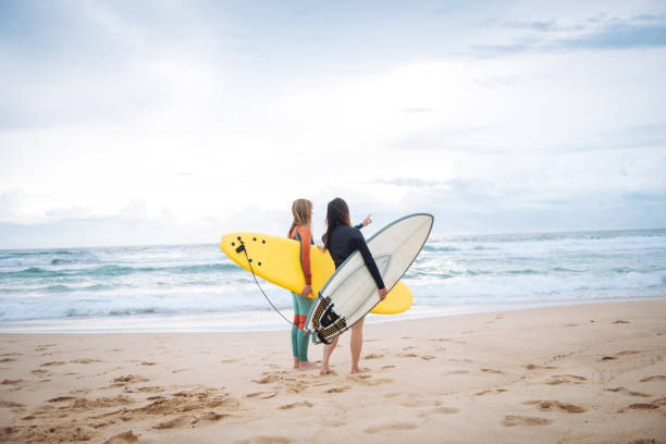 Surfing is a part of Australian culture and lifestyle. Young people wake up early in the morning and go for a surf to the local beaches before going to work. There are many beaches suitable for surfers with huge waves and good water currents. Women are also passionate about surfing in Australia.