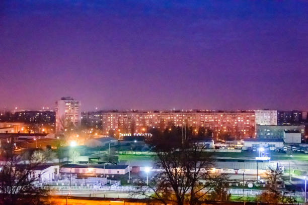 istock View on the midnight city Kremenchug, Ukraine 917543442