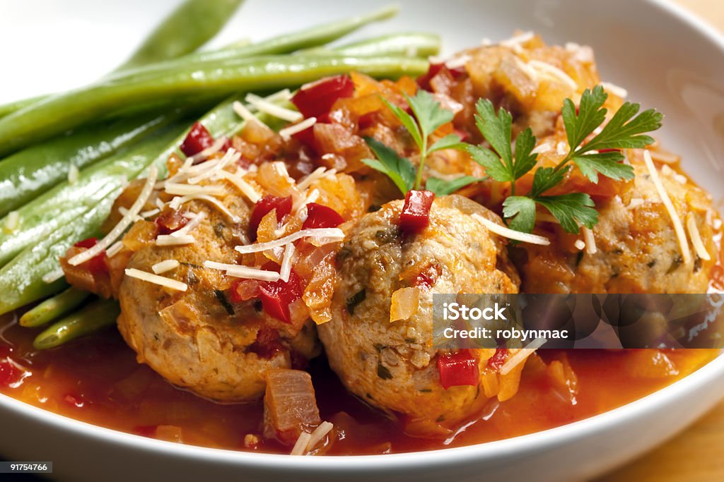 Fleischbällchen - Lizenzfrei Huhn - Geflügelfleisch Stock-Foto