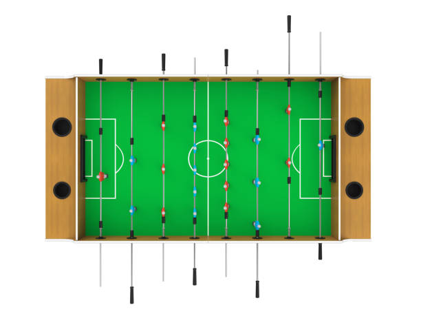 istock Foosball Soccer Table Game Isolated 917549758